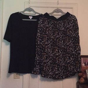 Jill skirt and Gigi top